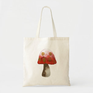 Red Mushroom Toadstool magi Tygkasse