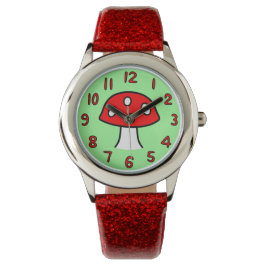 Red Mushroom Watch (Child) Armbandsur