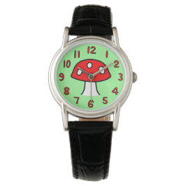 Red Mushroom Watch (Vuxen) Armbandsur