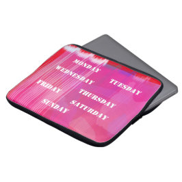 Red Music Beat Electronics Bag Laptop Fodral