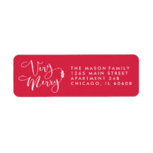 Red Mycket God jul Returetiketter