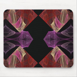 Red n Lila Fractal Mousepad Musmatta