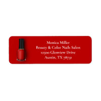 Red Nagel Polens Anpassningsbar Beauty Salon Retur