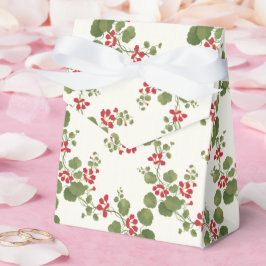 Red Nasturtium Cream Background Presentaskar