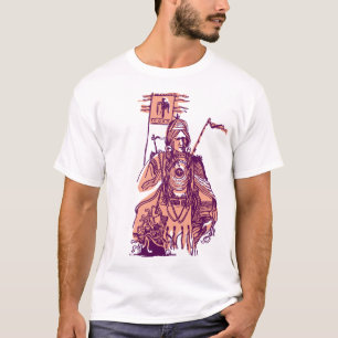 Red Native American T Shirt