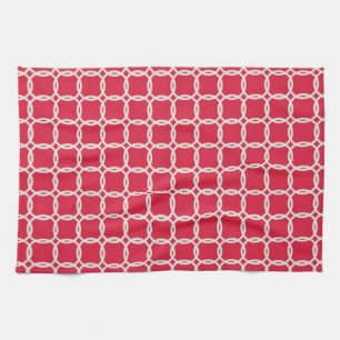 Red Nautical Rope Towel Kökshandduk