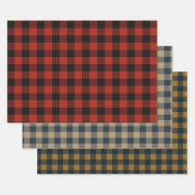 Red Navy Beige Mustard Buffalo Play Festive Check