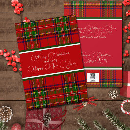 Red Navy och Grönt Play Land jul Julkort