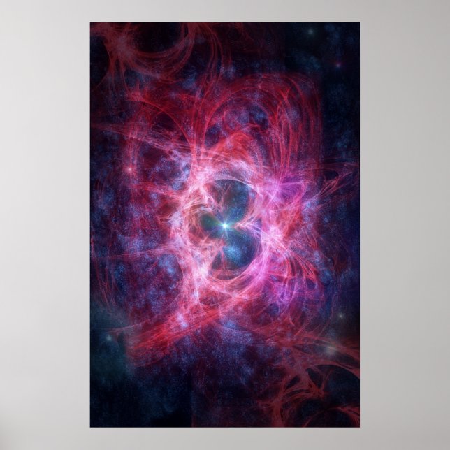 Red Nebula Poster (Framsidan)