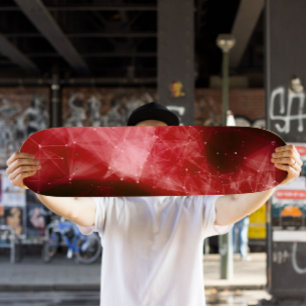 Red Nebula Skateboard   Skateboard för Cosmic Spac