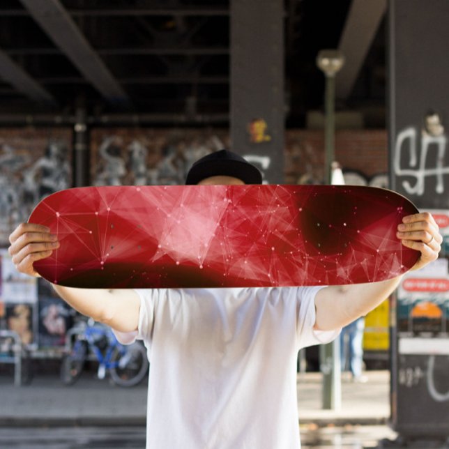 Red Nebula Skateboard | Skateboard för Cosmic Spac (Skapare uppladdad)
