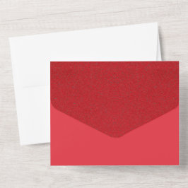 Red Noise Folded Wedding bjudande - Anpassade