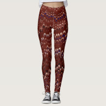 Red Nonpareil Marcular Leggings