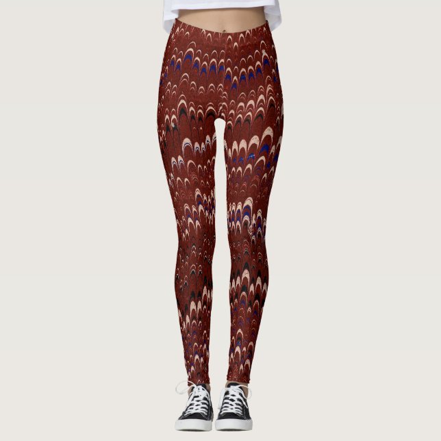 Red Nonpareil Marcular Leggings (Framsida)