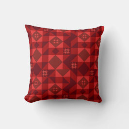 Red Nordic Star Christmas Bright Kudde