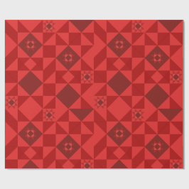 Red Nordic Star Christmas Bright Presentpapper
