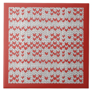 RED NORDIC STICKA Ceramic Tile/Red Kakelplatta