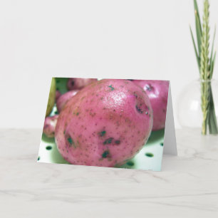 Red Norland-potatis Helgkort