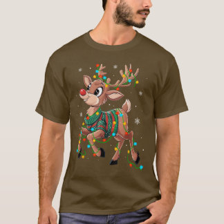Red Nose Reindeer För barn och jul Fläkt T Shirt