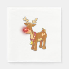 Red Nose Reindeer Pappersservett