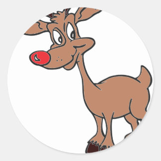 Red Nose Runt Klistermärke