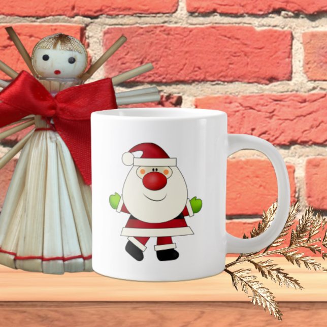 Red Nposed Santa Jumbo Mugg (Skapare uppladdad)