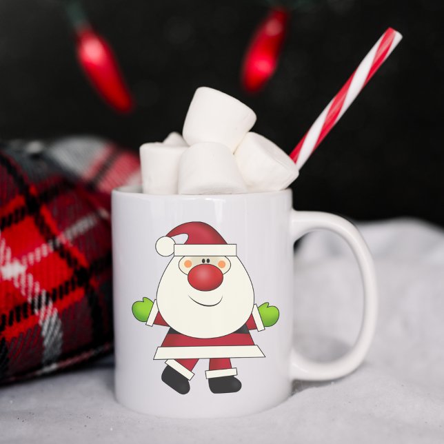 Red Nposed Santa Kaffemugg (Skapare uppladdad)