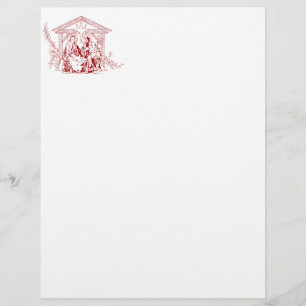 Red Ntivity Stamped Letterhead