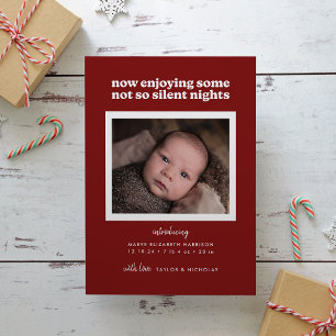 Red nu njuter av några, inte så tysta, nattar julkort