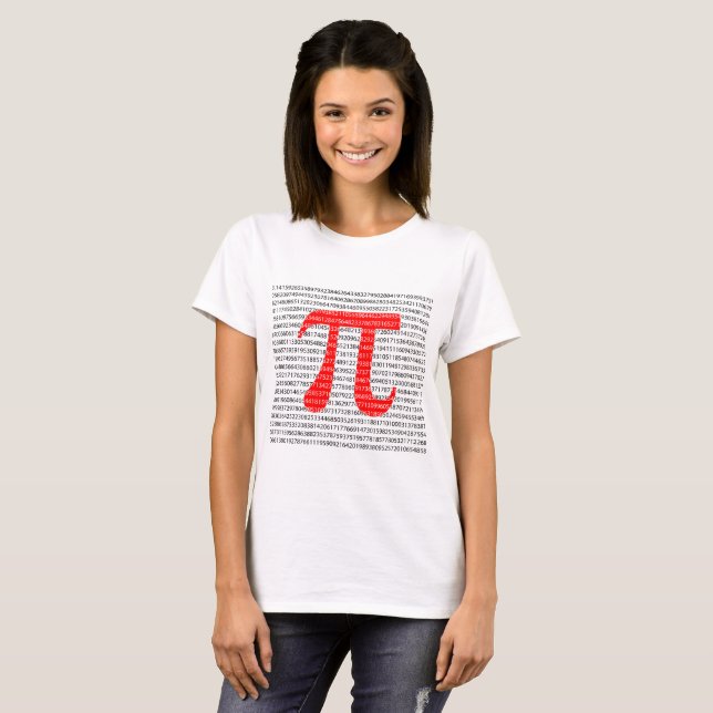 Red Number pi är en matematisk konstant symbol Tröja (Hel framsida)