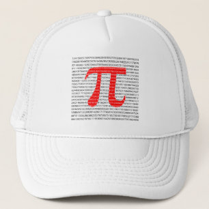 Red Number pi är en matematisk konstant symbol Truckerkeps