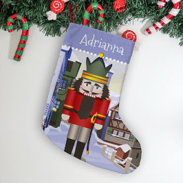Red Nutcracker, Bayerisk tysk Personlig Liten Julstrumpa
