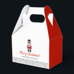 Red Nutcracker-Helgdag Presentaskar<br><div class="desc">En söt julfest. Anpassa den med din Julhälsningar och namn. Designad av Blackberry Boulevard.</div>