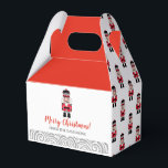Red Nutcracker-Helgdag Presentaskar<br><div class="desc">En söt julfest. Anpassa den med din Julhälsningar och namn. Designad av Blackberry Boulevard.</div>