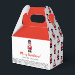 Red Nutcracker-Helgdag Presentaskar<br><div class="desc">En söt julfest. Anpassa den med din Julhälsningar och namn. Designad av Blackberry Boulevard.</div>