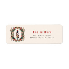 Red Nutcracker Wandejul Returadress Etikett