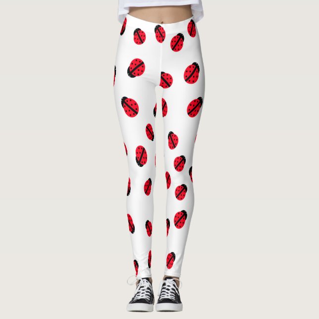 Red Nyckelpiga Leggings (Framsida)