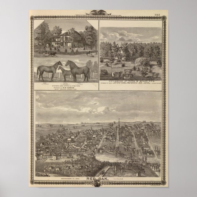 Red Oak farm & home, Center Tp Poster (Framsidan)