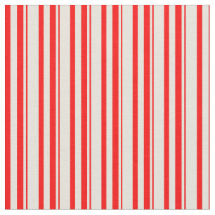 Red och Beige Mönster Tyg