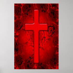 RED OCH BLACK KOR DESIGN POSTER