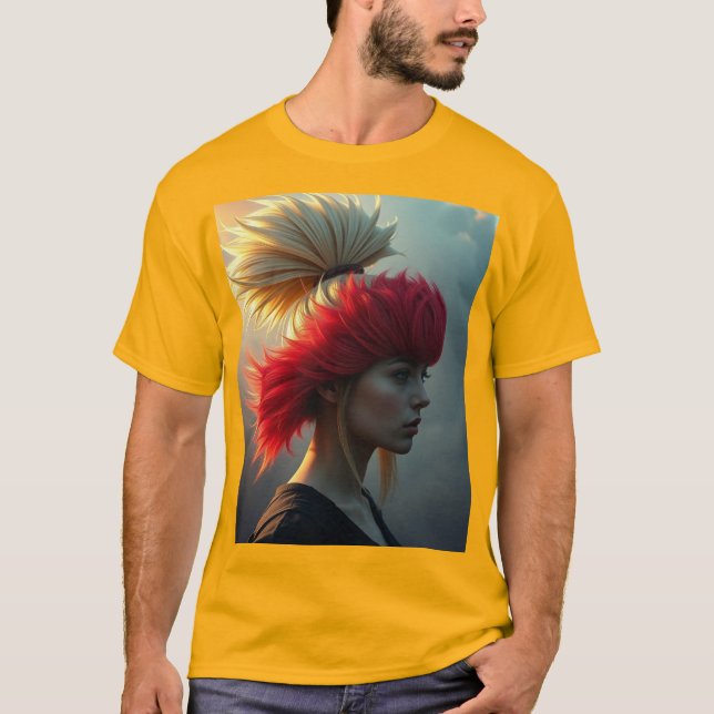 Red och Blonde T Shirt (Framsida)