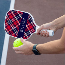 Red och Blue Houndstooth Play