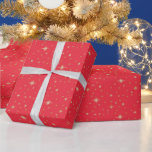Red och Guld Star Presentpapper<br><div class="desc">Lägg till en festlig beröring i dina presenter under den här säsongen med vår pappra helgdag för anpassadet! Den här högkvalitativa pappra är perfekt för att skapar att ditt presenter står ut under träd. Den har ett dynamiskt färg och unika utformningar. Oavsett om du är en inslagning av gåvor till...</div>