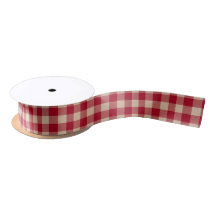 Red och Kraft Land Gingham jul
