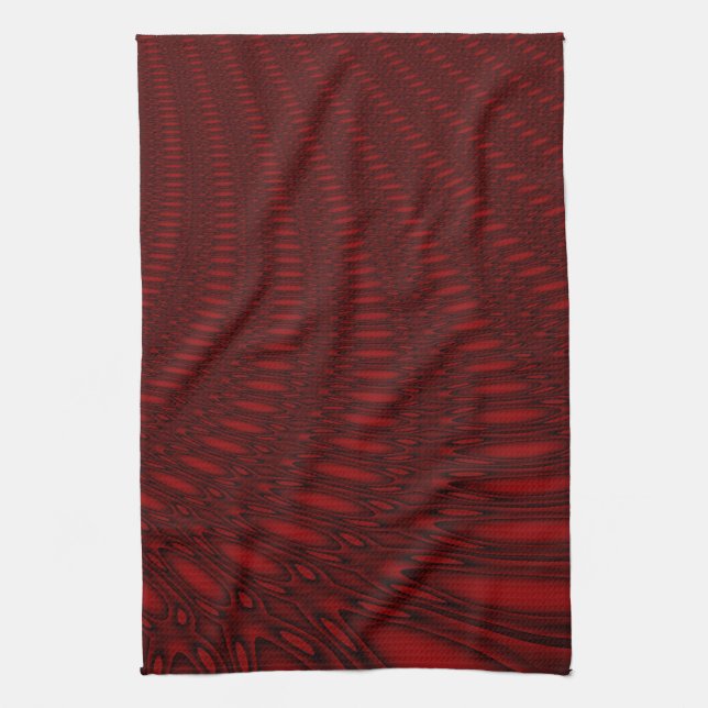 Red Octopus Tentacles Kitchen Towel Kökshandduk (Vertikal)