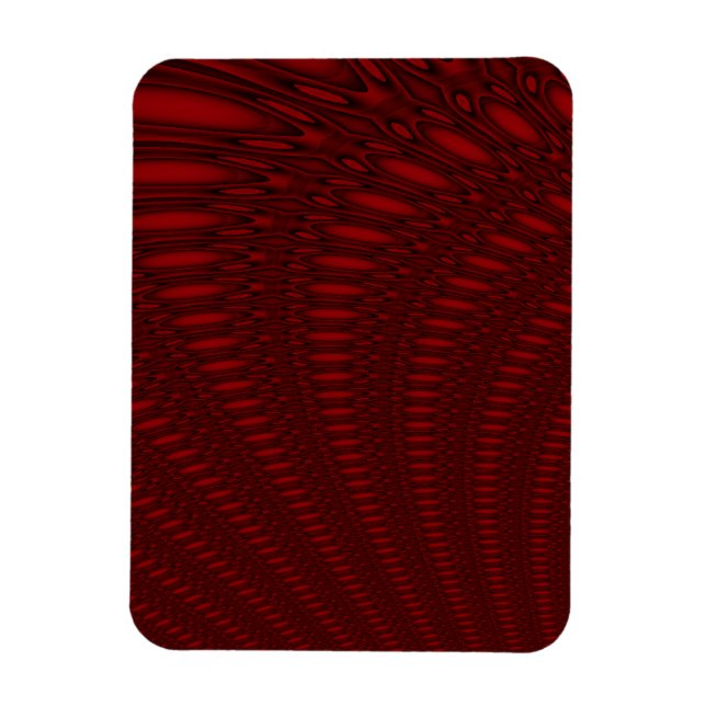 Red Octopus Tentacles Magnet (Vertikal)