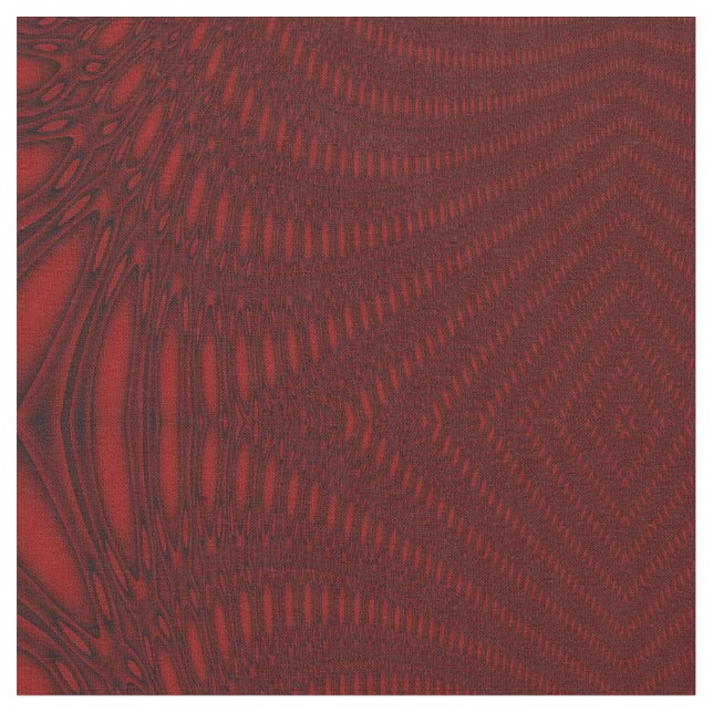 Red Octopus Tentacles Patterned Craft Fabric Tyg (Närbild)