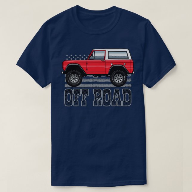 Red OffRoad T Shirt (Design framsida)