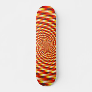 Red Öga - Fractal Old School Skateboard Bräda 21,6 Cm