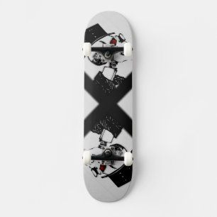 Red Öga Preacher Skeleton Skate Board